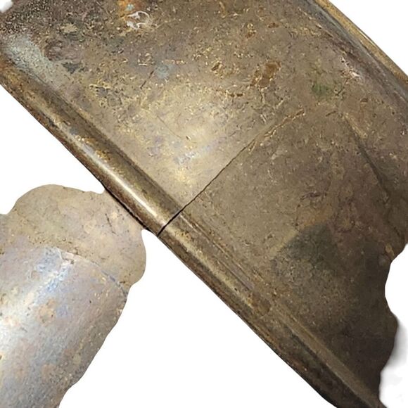 Antique Vintage Brass Coal Scuttle with Handle Mini 8 inches - Picture 4 of 14